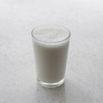 latte, bicchiere