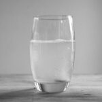 acqua, bicchiere,