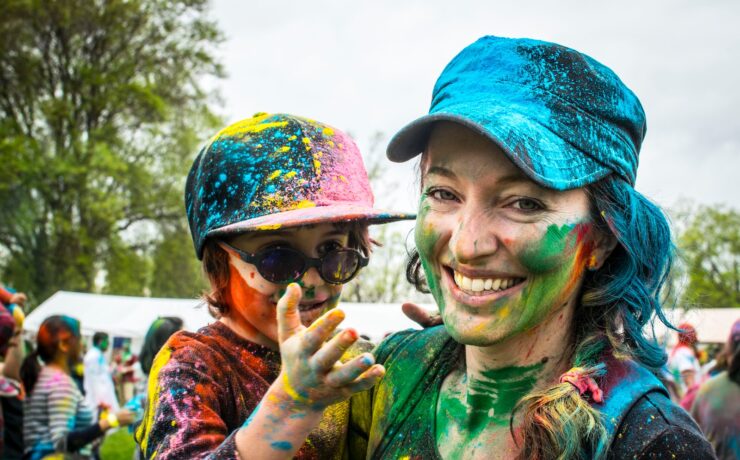 mamma madre figlio color run