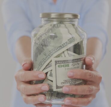 money savings savings dollars woman jar finances save