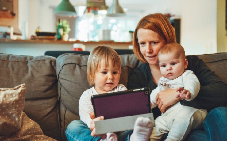 madre figli tablet