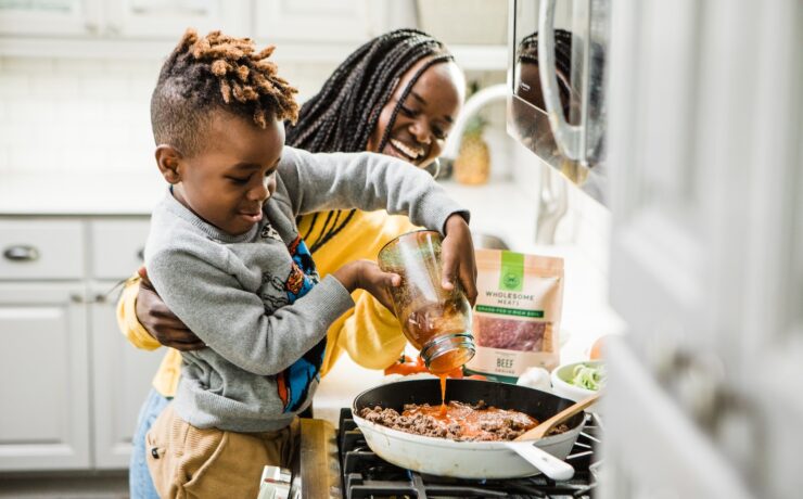 bambini famiglia cucina cucinare