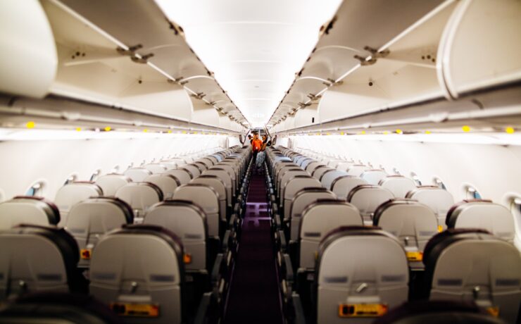 People Inside Airplane seat