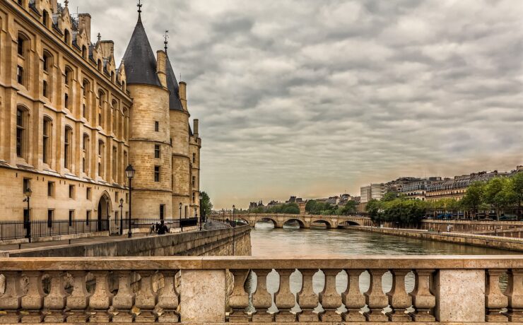 parigi, le rive della senna, architettura, la conciergerie