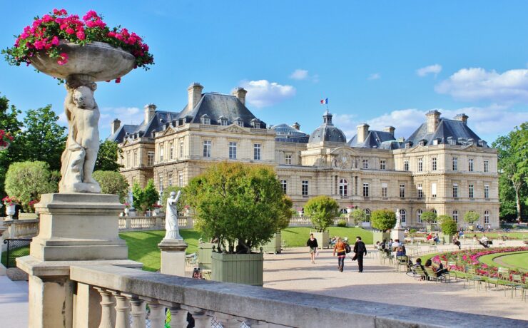 parigi, francia, giardini del lussemburgo