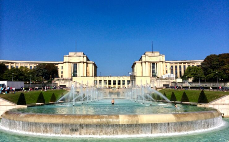 i giardini del Trocadero a Parigi