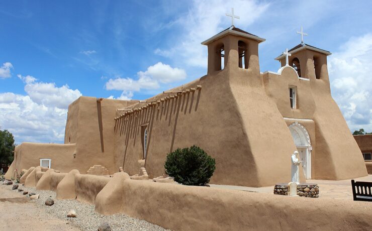 Chiesa della Missione di San Francisco de Asís, New Mexico, USA, chiesa, religione