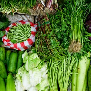 assorted vegetables green leaf