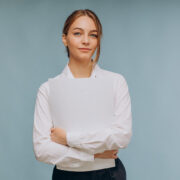 confident girl woman