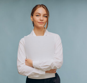 confident girl woman