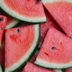 Vibrant watermelon slices offering a refreshing and healthy snack option.